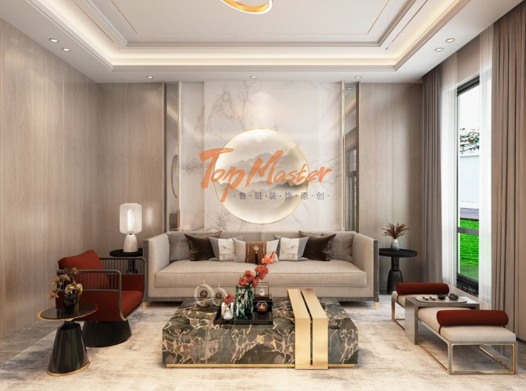 呈貢雍景灣500㎡——新中式風(fēng)格